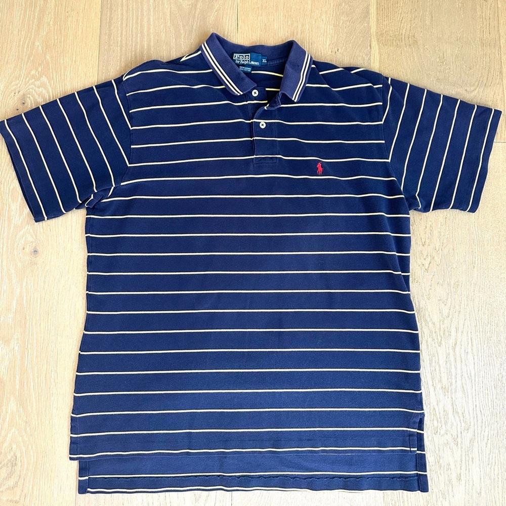 Polo by Ralph Lauren Blue and yellow striped size XL